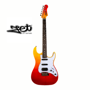 GUITARRA ELECTRICA JET GUITARS JS-600 TRS ROJO TRANSPARENTE